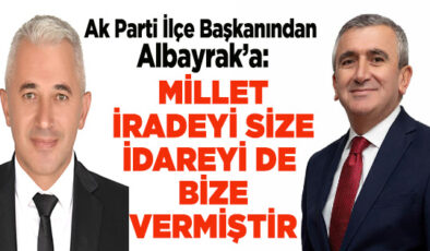 İŞLEYEN: FİKRET BAŞKANA ÖNERİMİZ AK PARTİ İLE İSTİŞARE ETMESİDİR