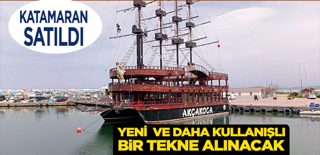 KATAMARAN SATILDI… BELEDİYENİN TEKNE TURLARI YENİ TEKNEYLE DEVAM EDECEK