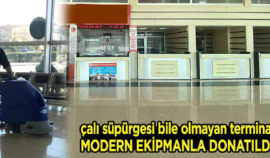 ÇALI SÜPÜRGESİ DAHİ YOKTU… AKÇAKOCA TERMİNALİNE MODERN TEMİZLİK EKİPMANI