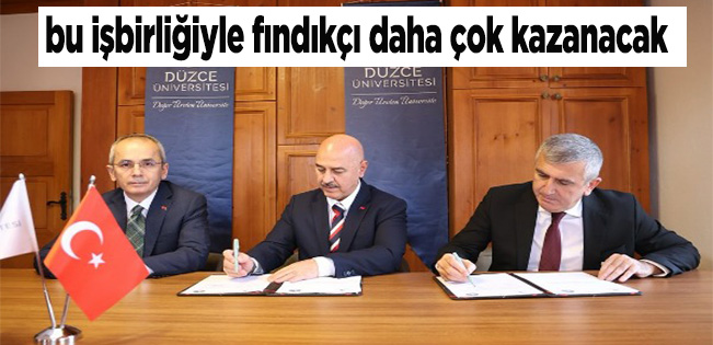 FINDIKTAN DAHA FAZLA ÜRÜN VE KAZANÇ ELDE ETMEK İÇİN PROROKOL İMZALANDI