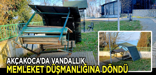 KENDİNİ BİLMEZLERİN YAPTIĞINA BAK… PARKIN OTURMA GRUBUNA ZARAR VERDİLER