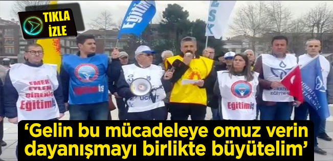 13 Ocak’ta Yapılacak İş Bırakma Eylemi Öncesi Emek Örgütlerinden Açıklama!..