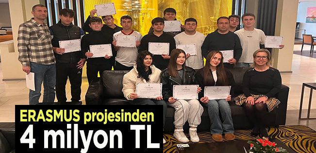 AKÇAKOCA SÜHA GÜVEN’E 4 MİLYON LİRALIK ERASMUS KATKISI