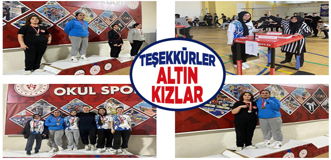 AKÇAKOCA’NIN KIZLARI DÜZCE OKUL SPORLARINDA BİLEKLERİNİ KONUŞTURDU