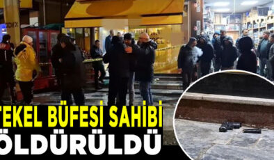 SİLAHLA VURULAN TEKEL BÜFESİ SAHİBİ HASTANEDE HAYATINI KAYBETTİ