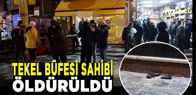 SİLAHLA VURULAN TEKEL BÜFESİ SAHİBİ HASTANEDE HAYATINI KAYBETTİ