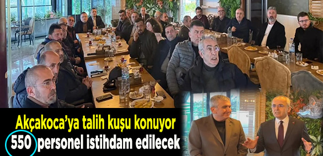 AKÇAKOCA OSB’NİN YILDIZI ‘AĞIR HADDECİLİK’ YATIRIM SUNUMUNU GERÇEKLEŞTİRDİ