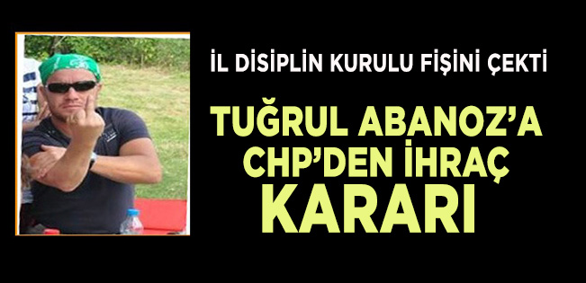 VE BEKLENEN SON… İL DİSİPLİN KURULU TUĞRUL ABANOZ’A İHRAÇ KARARI VERDİ