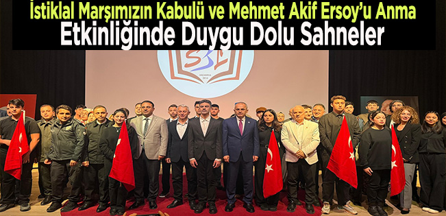 İSTİKLAL MARŞININ KABULÜ, AKÇAKOCA’DA DUYGU DOLU BİR PROGRAMLA ANILDI