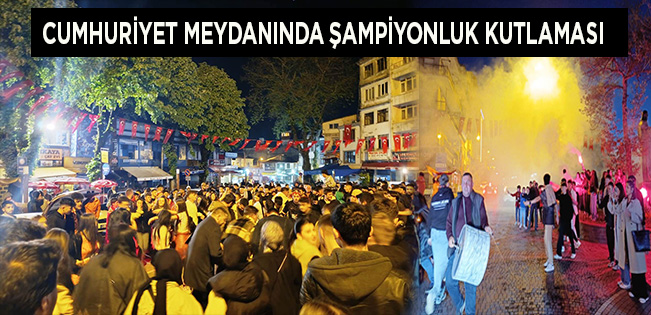 GALATASARAY’IN ŞAMPİYONLUĞU AKÇAKOCA’DA COŞKUYLA KUTLANDI