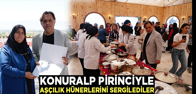 KONURALP PİRİNÇ PİLAVI YARIŞMASININ ÖDÜLLERİ BURÇİN SARICAN’DAN