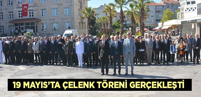 AKÇAKOCA’DA 19 MAYIS KUTLAMALARI ÇELENK SUNUMUYLA BAŞLADI