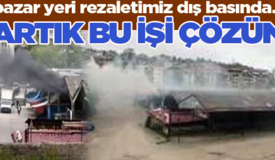 KAPALI PAZAR YERİ ARTIK YA YENİDEN YAPILMALI YA DA BU VEBALİ TAŞIYANLAR BELLİ OLMALI