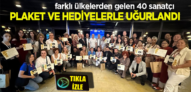 AKÇAKOCA’YI SANATLA BULUŞTURAN ULUSLARARASI SULUBOYA FESTİVALİ SANATÇILARI UĞURLANDI
