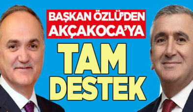FARUK ÖZLÜ’DEN AKÇAKOCA’YA TOPLU TAŞIMA VE TEMİZLİK ARAÇLARI DESTEĞİ