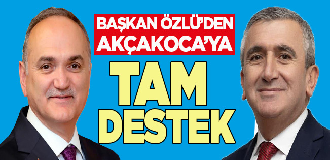 FARUK ÖZLÜ’DEN AKÇAKOCA’YA TOPLU TAŞIMA VE TEMİZLİK ARAÇLARI DESTEĞİ