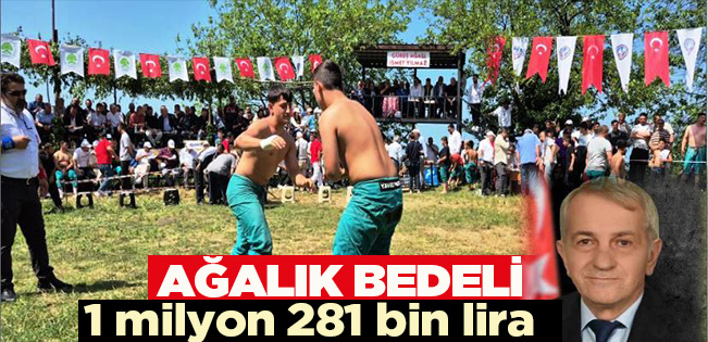 İŞ İNSANI AHMET MUTLU BALATLI KÖYÜ GÜREŞ AĞASI OLDU