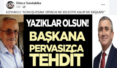 RAHMİ KOYUNCU, KENDİSİNİ İFLASTAN KURTARAN FİKRET ALBAYRAK’I TEHDİT ETTİ