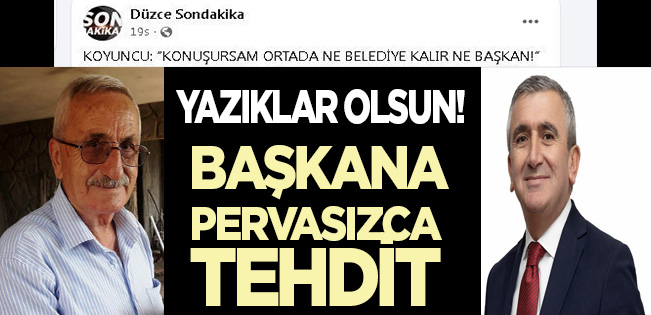 RAHMİ KOYUNCU, KENDİSİNİ İFLASTAN KURTARAN FİKRET ALBAYRAK’I TEHDİT ETTİ