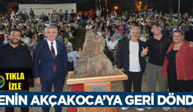“SEN, BEN, LENİN” FİLMİNİN EKİBİ AKÇAKOCA’DA SÖYLEŞİ VE HEYKEL AÇILIŞINA KATILDI