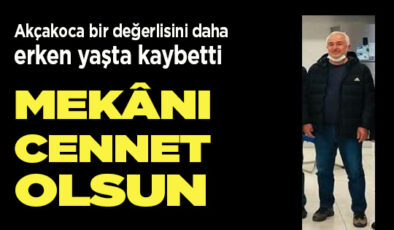 AKÇAKOCA’NIN SEVİLEN İSMİ ALAADDİN AYDIN ELEKTRİK AKIMINA KAPILARAK HAYATINI KAYBETTİ