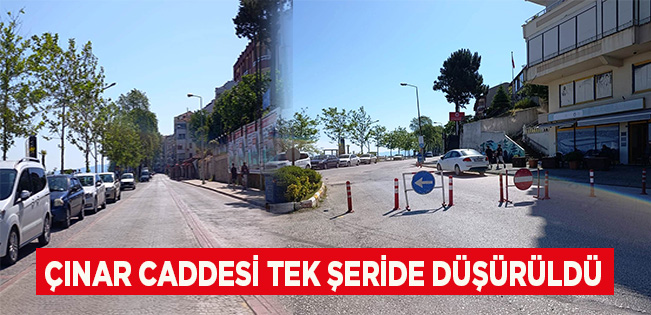 Akçakoca’da Yaz Sezonu Düzenlemesi: Çınar Caddesi Tek Şeride Düşürüldü