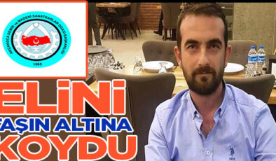 NECATİ CAN, DEMİR VE MADENİ SANATKÂRLAR ODASI BAŞKANLIĞINA ADAYLIĞINI AÇIKLADI