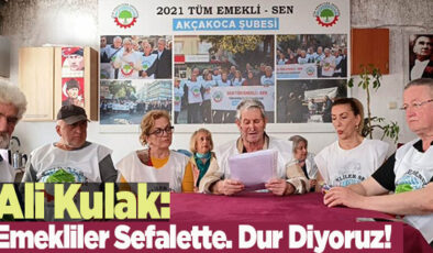 AKÇAKOCA EMEKLİ-SEN: YOKSULLUĞA KARŞI MÜCADELEYİ YÜKSELTİYORUZ