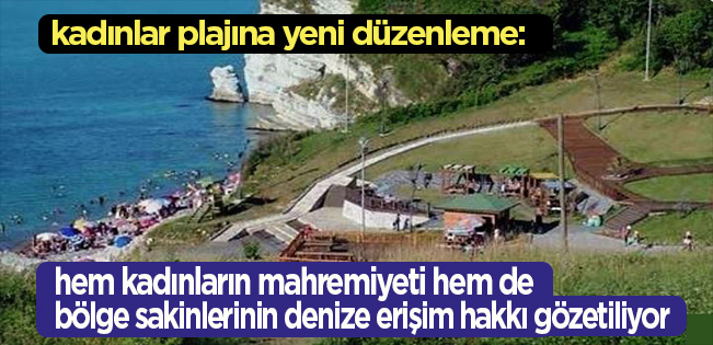 AKÇAKOCA BELEDİYESİ’NDEN KADINLAR PLAJIYLA İLGİLİ YENİ DÜZENLEME