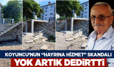 RAHMİ KOYUNCU, SÖZ VERDİĞİ MERDİVENİ BİR YILDIR YAPMADI… VATANDAŞ İSYANDA!
