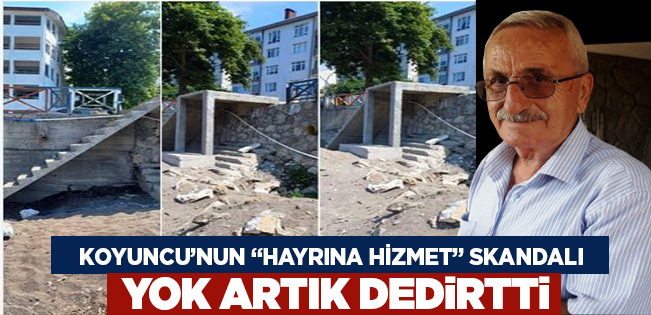 RAHMİ KOYUNCU, SÖZ VERDİĞİ MERDİVENİ BİR YILDIR YAPMADI… VATANDAŞ İSYANDA!