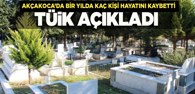 AKÇAKOCA’DA BİR YILDA KAÇ KİŞİ HAYATINI KAYBETTİ?.. TÜİK AÇIKLADI
