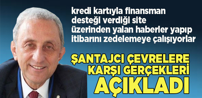 CHP İLÇE BAŞKANINDAN ŞANTAJCI BASINA TOKAT GİBİ CEVAP