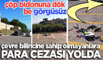 CENEVİZ KALESİ, SORUMSUZ KİŞİLERİN BIRAKTIĞI ÇÖP YIĞINLARIYLA GÜNE UYANDI