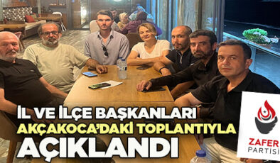 ZAFER PARTİSİ’NDE YENİ ATAMALAR: DÜZCE VE AKÇAKOCA TEŞKİLATLARI NETLEŞTİ