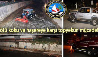 Çivi Deresi’nde Özverili Gece Mesaisi: Temizlik ve İlaçlama Çalışmaları Tamamlandı