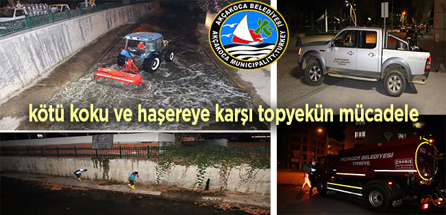 Çivi Deresi’nde Özverili Gece Mesaisi: Temizlik ve İlaçlama Çalışmaları Tamamlandı