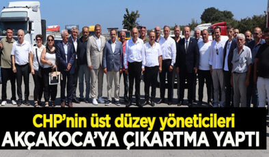CHP HEYETİNDEN AKÇAKOCA’DA ESNAF VE ÜRETİCİ ZİYARETLERİ