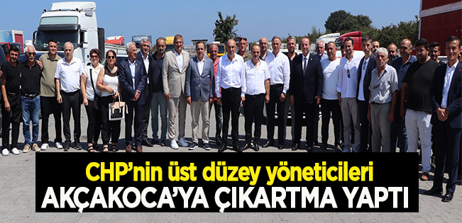 CHP HEYETİNDEN AKÇAKOCA’DA ESNAF VE ÜRETİCİ ZİYARETLERİ