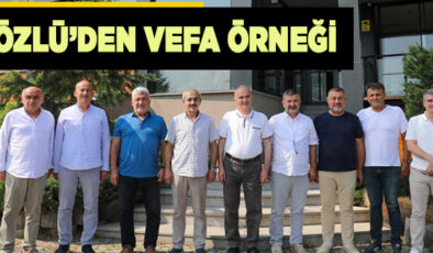 Düzce Belediye Başkanı Özlü, Eski Belediye Başkanlarıyla Buluştu