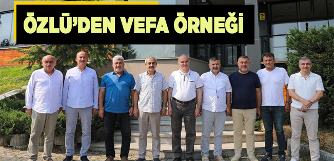 Düzce Belediye Başkanı Özlü, Eski Belediye Başkanlarıyla Buluştu