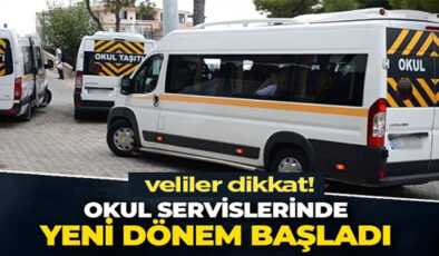 OKUL SERVİSLERİNDE YENİ DÖNEM BAŞLADI!
