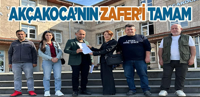 ZAFER PARTİSİ AKÇAKOCA İLÇE TEŞKİLATI RESMEN KURULDU