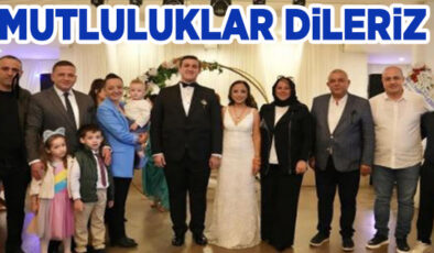 ÖMER ÖZCAN VE BAHAR DEVECİ DÜNYAEVİNE GİRDİ
