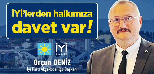 İYİ PARTİ AKÇAKOCA İLÇE TEŞKİLATI 3 EKİM’DE KONGREYE GİDİYOR