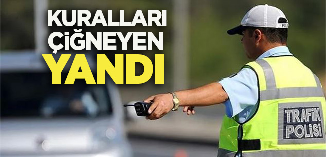Aracından inene 180 bin, ambulansa yol vermeyene 46 bin lira ceza geliyor