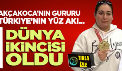 AKÇAKOCALI BERRAK DİLAY TOP DÜNYA İKİNCİSİ OLDU!