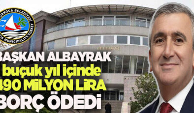 BAŞKAN ALBAYRAK’IN BAŞARISI : 670 MİLYONLUK BORCU 180 MİLYONA DÜŞÜRDÜ