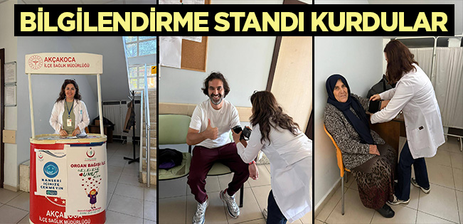 AKÇAKOCA’DA SAĞLIK BİLİNÇLENDİRME ÇALIŞMASI…