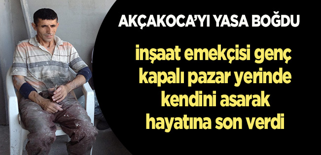 Akçakoca’da Korkunç Olay: Muhammet Barbak Yaşamına Son Verdi